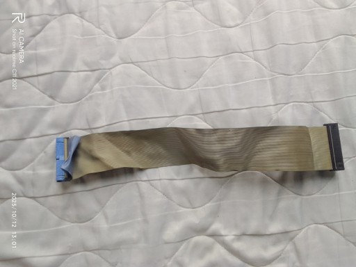 Zdjęcie oferty: Taśma IDE 40 pin 2 złącza 50 cm z niebieską wtyczką ATA100 retro PC
