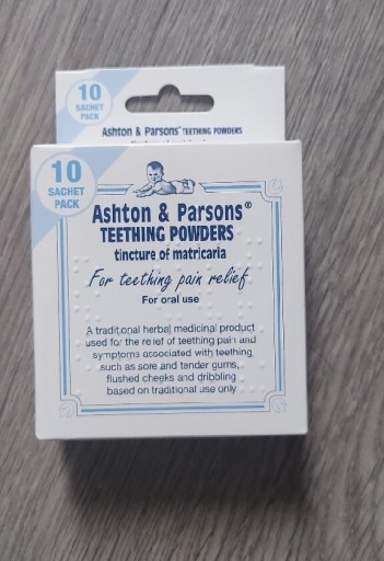 Zdjęcie oferty: Genialny proszek na ząbkowanie Ashton & Parsons 
