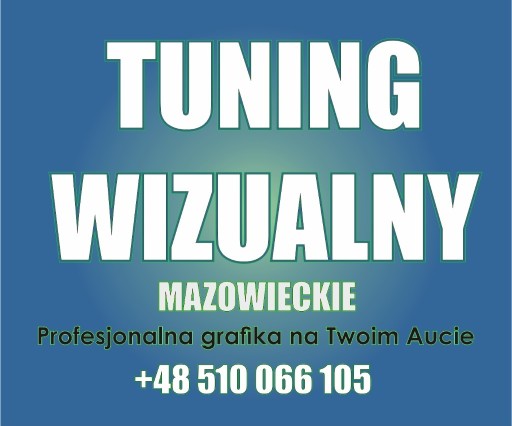 Zdjęcie oferty: Tuning wizualny. Grafika na pojazdach