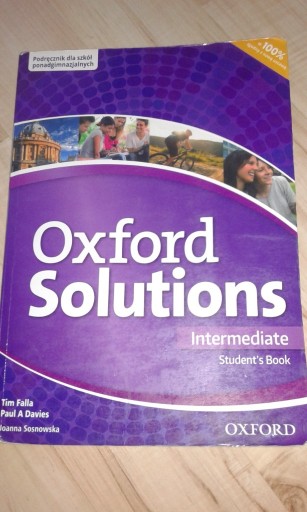 Zdjęcie oferty: Oxford Solutions Intermediate Podręcznik J. Sosnow