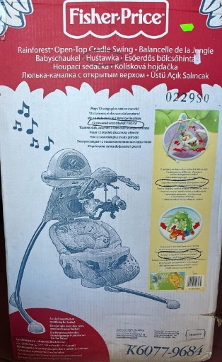 Zdjęcie oferty: Huśtawka Leżaczek K6077 9684 Fisher Price