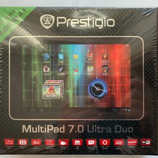 Zdjęcie oferty: Tablet Prestigio MultiPad 7.0 Ultra Duo nowy folia