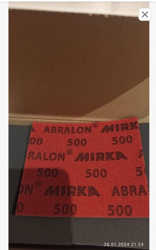 Zdjęcie oferty: Abralon Mirka   115 x 140  mm   gradacja 500 