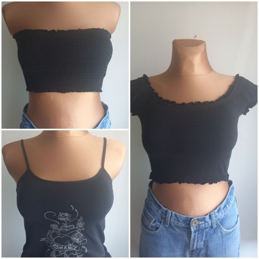 Zdjęcie oferty: Top crop-topy x 3 New Look roz M 