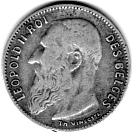 Zdjęcie oferty: Belgia 50 centymów, 1907 r „DES BELGES”
