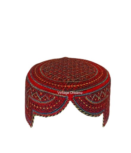Zdjęcie oferty: Sindhi Kufi Czapka ręcznie robiony haft z lustrem