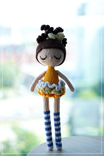 Zdjęcie oferty: Lalka wykonana na szydełku, handmade Amigurumi