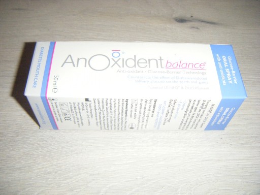 Zdjęcie oferty: anoxident balance spray do jamy ustnej dla diabety