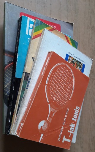 Zdjęcie oferty: Tenis - 5 książek 