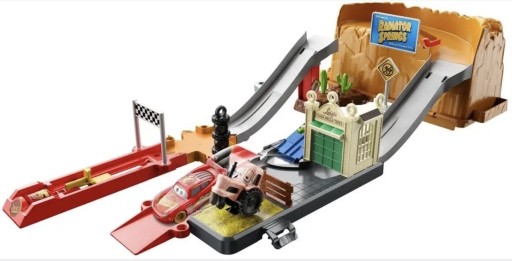 Zdjęcie oferty: Zestaw wyścigowy Mattel Cars w pudełku Disney