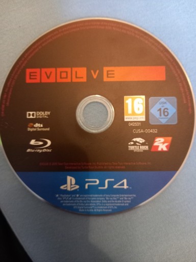 Zdjęcie oferty: EVOLVE GRA NA PS4