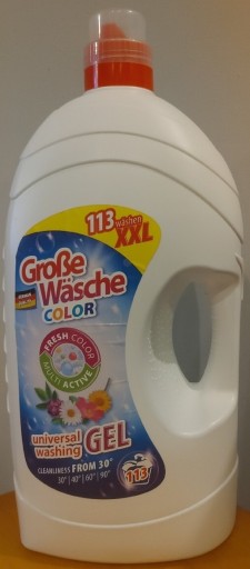 Zdjęcie oferty: Niemiecki żel do prania GROBE WASCHE COLOR 5.65l