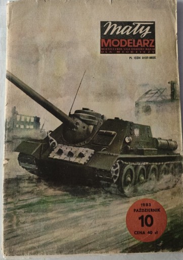 Zdjęcie oferty: Mały Modelarz Działo Su 100 10/1983 10/83