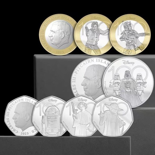 Zdjęcie oferty: Zestwa  STAR WARS  Wielka Brytania 2023  6 monet