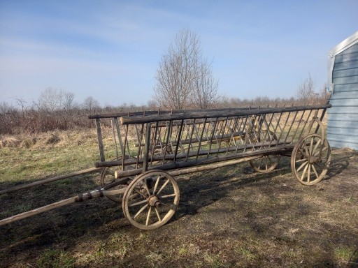 Zdjęcie oferty: Wóz drewniany drabiniasty konny 