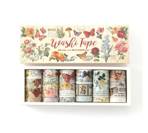 Zdjęcie oferty: Taśma Washi Tape 20 sztuk 