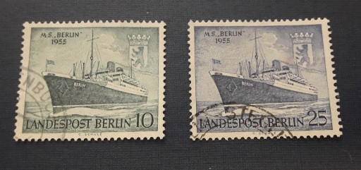 Zdjęcie oferty: Znaczki Berlin Niemcy 1955 kasowane