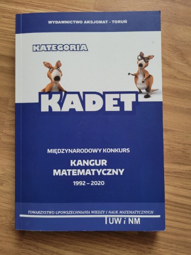 Zdjęcie oferty: Matematyka z wesołym kangurem. Kadet 2020