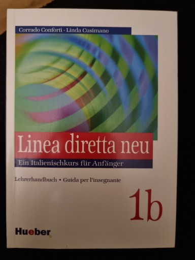 Zdjęcie oferty: Linea diretta neu 1b - podręcznik dla nauczyciela 