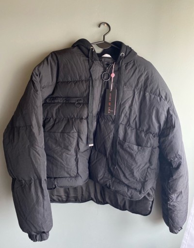 Zdjęcie oferty: Kurtka nowa puchowa z kapturem oversize s/m