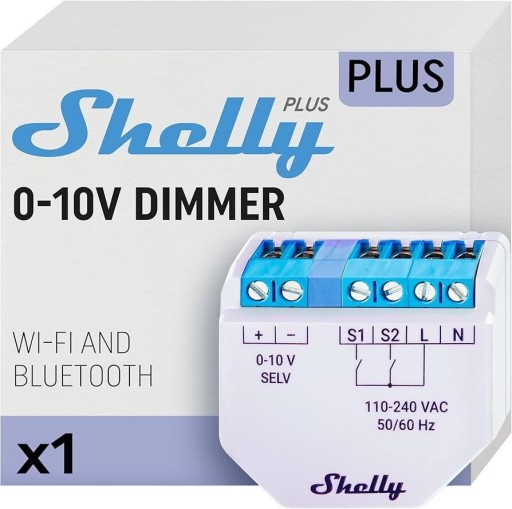 Zdjęcie oferty: Shelly Plus 0-10V Dimmer inteligentny ściemniacz światła WiFi