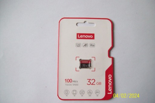 Zdjęcie oferty: Karta pamieci  32 GB LENOVO  100 MB/S