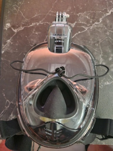 Zdjęcie oferty: Maska do nurkowania pełnotwarzowa, z rurką KHROOM