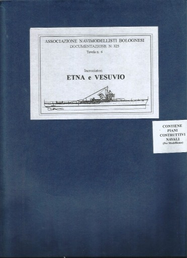 Zdjęcie oferty: Plany włoskiego krążownika lekkiego Etna/Vesuvio