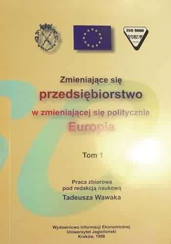 Zdjęcie oferty: ZMIENIAJĄCE SIĘ PRZEDSIĘBIORSTWO W ZMIENIAJĄCEJ S