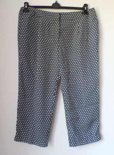 Zdjęcie oferty: Dunnes spodnie 44 wzór proste długość 3/4 super