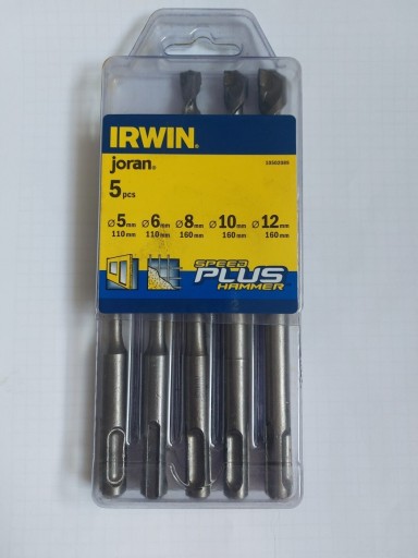 Zdjęcie oferty: Irwin wiertła do betonu 5,6,8,10,12 speedhammer 