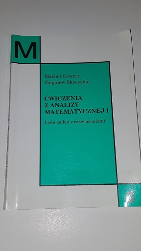 Zdjęcie oferty: Ćwiczenia z analizy matematycznej Gewert