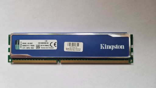 Zdjęcie oferty: Pamięć DDR3 1600 4GB Kingston Hyper Blue