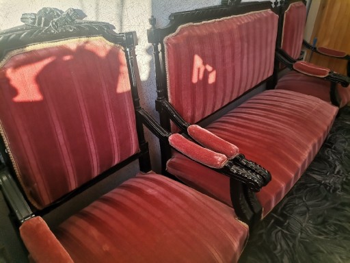 Zdjęcie oferty: Sofa plus dwa fotele Ludwik XVI - zestaw