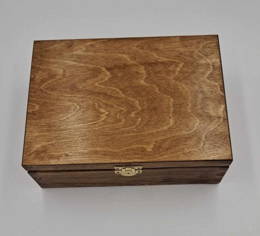 Zdjęcie oferty: Drewniane pudełko na herbatę Dzień Babci i Dziadka