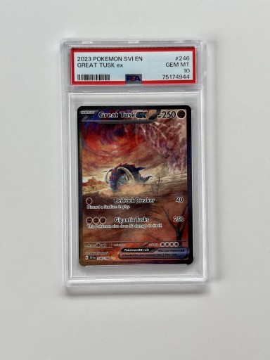 Zdjęcie oferty: 2023 GREAT TUSK ex SPECIAL ILUSTRATION RARE PSA 10