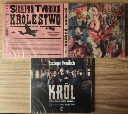 Zdjęcie oferty: TWARDOCH  3x AUDIOBOOK: KRÓL, KRÓLESTWO, POKORA