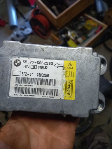 Zdjęcie oferty: BMW E60 E61 E63 MODUŁ SENSOR PODUSZEK AIRBAG