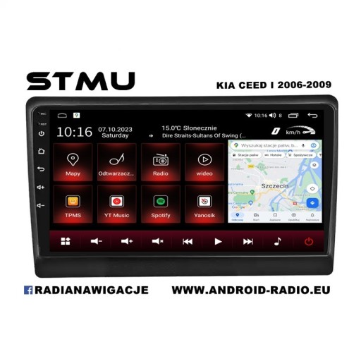 Zdjęcie oferty: Radio android 9.1" KIA CEED I 06-09