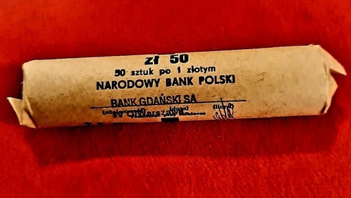 Zdjęcie oferty: Rolka bankowa 50 szt. x 1 zł 