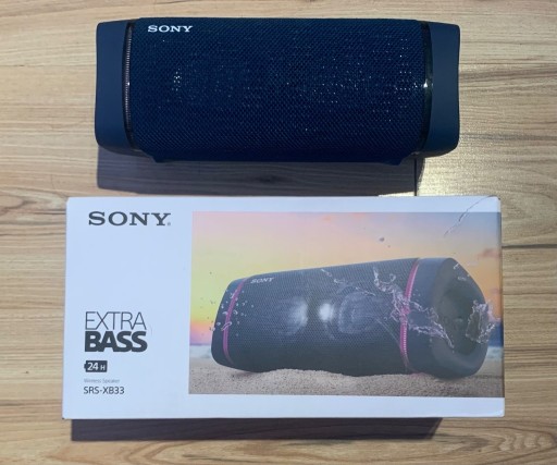 Zdjęcie oferty: Głośnik Sony SRS-XB33 Granatowy Jak Nowy!