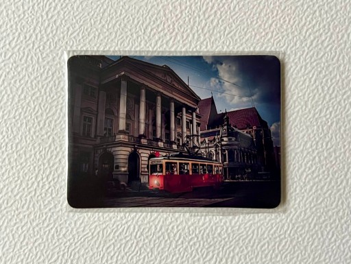 Zdjęcie oferty: Magnes na lodówkę zabytkowy wrocławski tramwaj