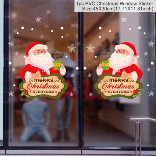 Zdjęcie oferty: Naklejki na okno ŚWIĘTA Boże Narodzenie
