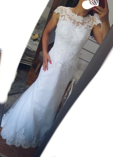 Zdjęcie oferty: Biała sukienka ślubna XS