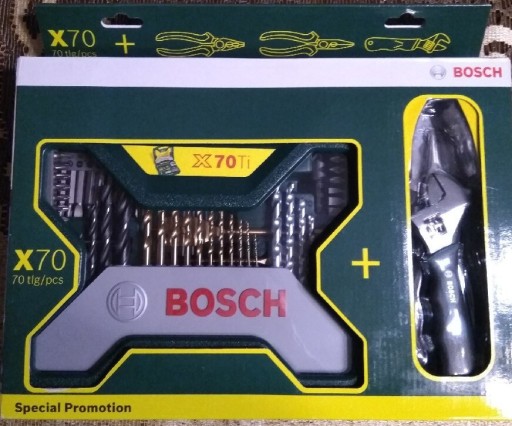 Zdjęcie oferty: ZESTAW l BOSCH X-LINE 70 części + 3 x SZCZYPCE 