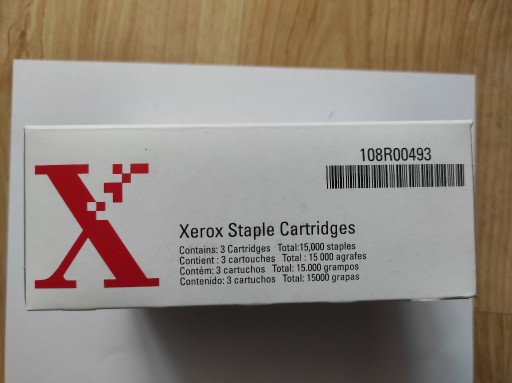 Zdjęcie oferty: Zszywki do Xerox (staple cartridges) nr: 108R00493