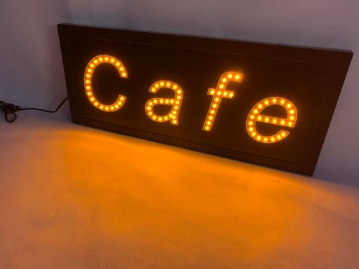 Zdjęcie oferty: LED Reklama CAFE 60x25 cm diodowa zewnętrzna