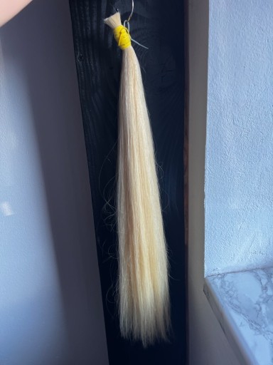 Zdjęcie oferty: Naturalne włosy słowiańskie blond 100g - 60 cm 