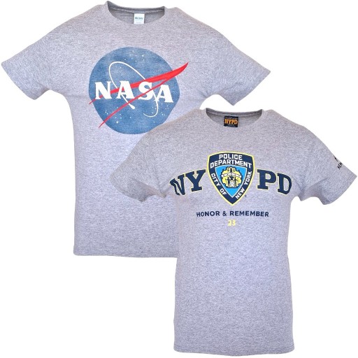 Zdjęcie oferty: NASA NYPD koszulki męskie S zestaw 2 szt. z USA 