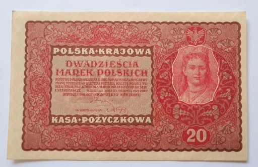 Zdjęcie oferty: 20 Marek Polskich 1919 rok